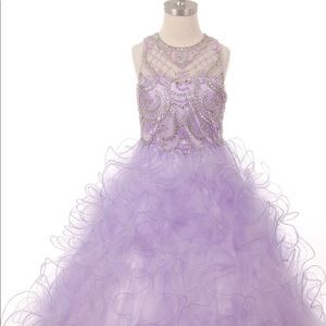 Lavender Children’s Pageant Gown